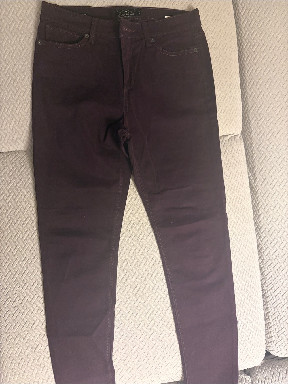 Lucky Brand Women’s Suede Stretch in Deep Plum